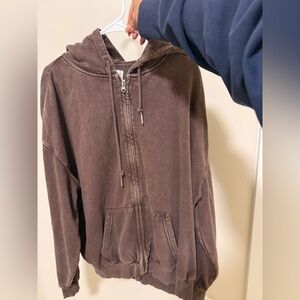 BDG Chocolate Brown Hooded Jacket